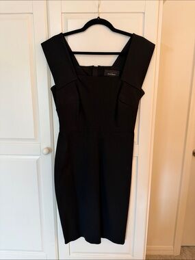 Classic Black Sheath Dress- Roland Mouret for Banana Republic